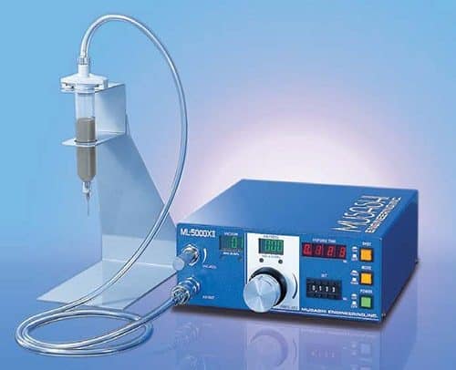 Musashi ML-5000XII pneumatic syringe dispenser
